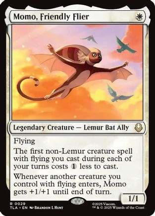 Momo, Friendly Flier [Foil] (TLA-029) - [Avatar: The Last Airbender ...